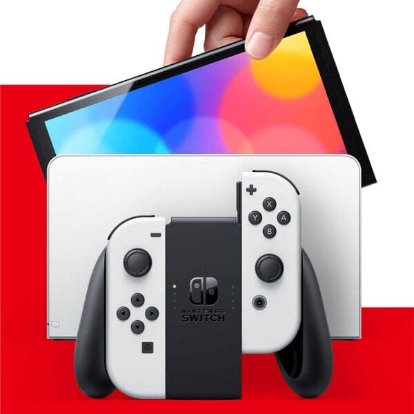 Switch OLED — 64 Go, blanche