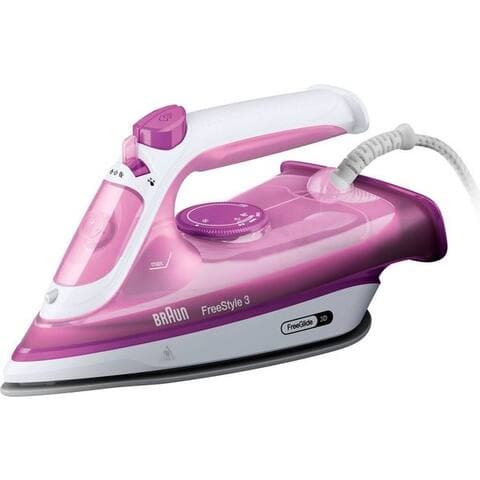 BRAUN Dampffer à repasser FreeStyle 3 FI 3124 PU - 2.400 W, 170 g Dampfstoß, 270 ml Wassertank, 2400 W, 45 g